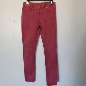Maurices Small Regular Red Skinny Jeans Pants